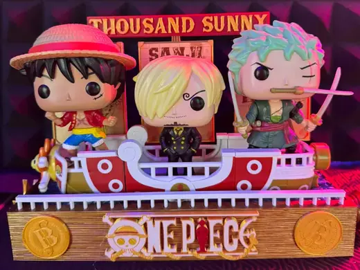 ESPOSITORE ONE PIECE FUNKO KINDER VERSIONE SUNNY