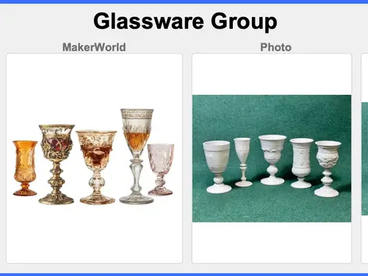 RPG • Dollhouse • Mini: Vic Era Glassware Group