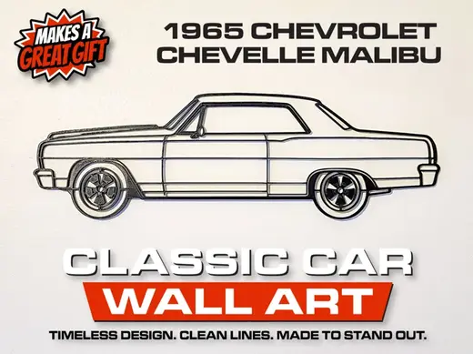 1965 Chevrolet Chevelle Malibu Wall Art