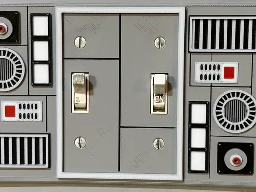 Star Wars Inspired 2-Gang Light Switch Plate