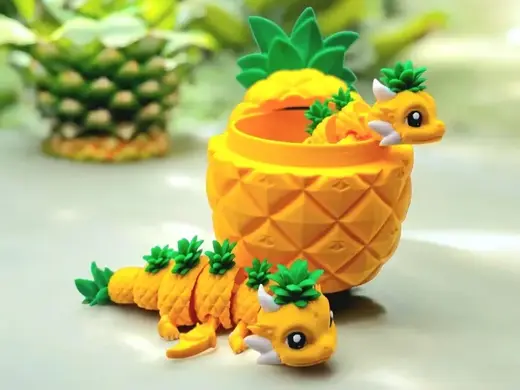 Ananas Drache Flexi mit Ananas Versteck