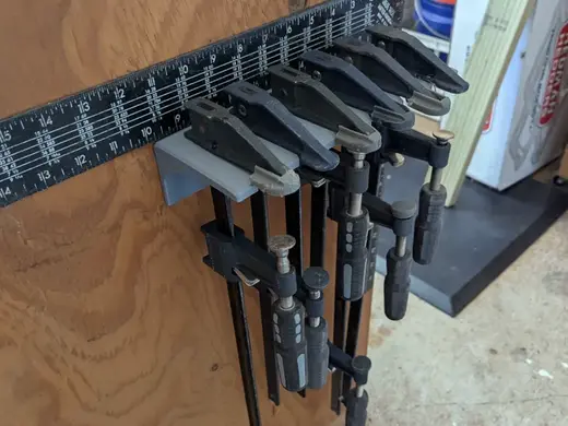 F Clamp Rack - 6 Position F style Clamp Hanger