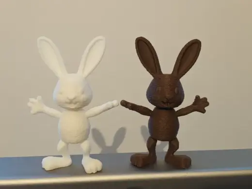 Easter Bun Bun – Split Parts Assembly - NO AMS