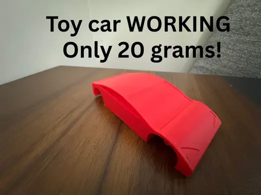 WORKING Toy Car - Tesla Roadster 20 GRAMS!