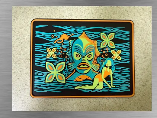 Tiki Art-Creature from the Deep -200x150