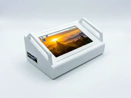 Raspberry Pi 4 and 7" display case