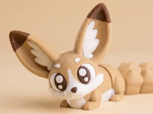 Flexi Fennec Fox - Toy/Keychain
