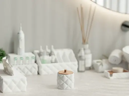 Cotton Pad Dispenser (Inflated Bathroom Set)