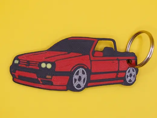 Car keychain VW golf 3 cabrio