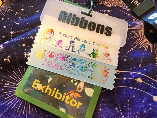 Badge Ribbon Holder for Anime/Comic Conventions