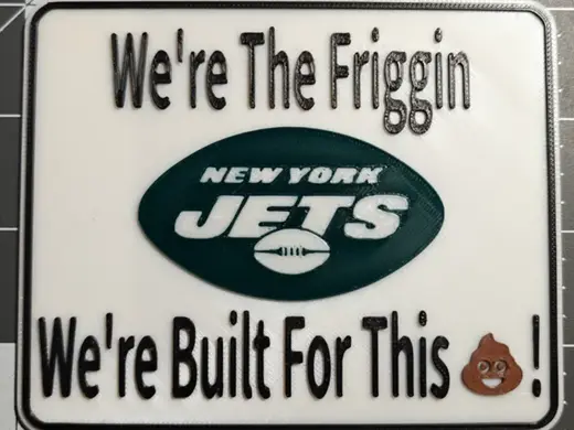 New York Jets Sign - Aaron Glenn Slogan