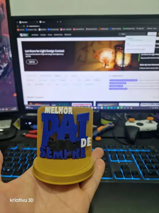 troféu melhor pai de sempre