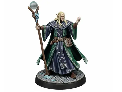 Wizard Elf Male D&D Miniature (50mm)