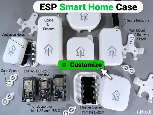 ESP Smart Home Case | Parametric | Antenna