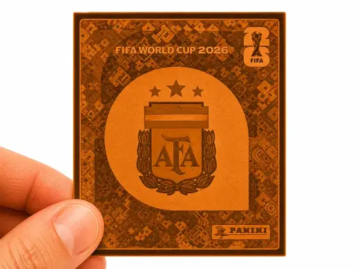 Figurita 3D Escudo Argentina (Album Panini 2026)