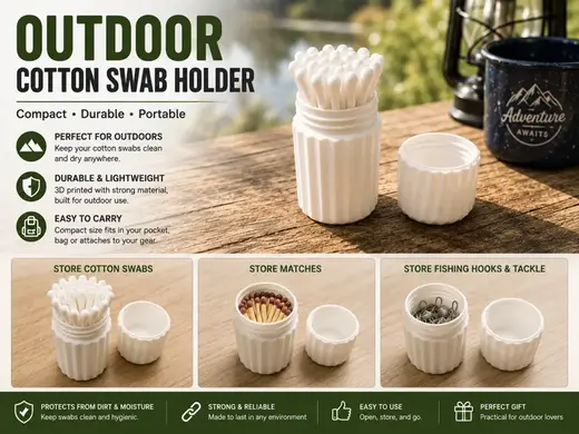 Outdoor Cotton swab holder