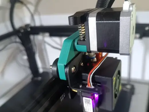Ender 5 Plus direct drive brackets for MK8 hot end