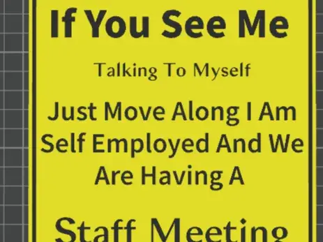 funny sign staff meeting