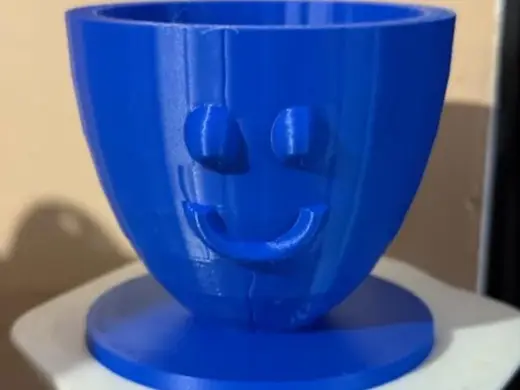 smiling planter