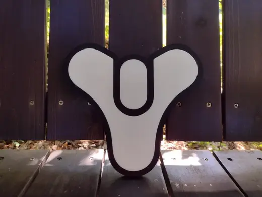 Destiny 2 Logo Sign Hanging Wall Art