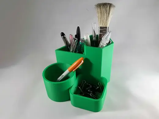 Basic Shapes Desk Organizer