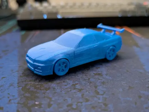 Nissan Skyline GTR print in place