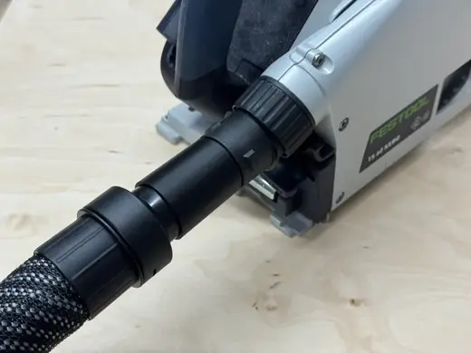 Parametric adapter: shopvac -> Festool tracksaw