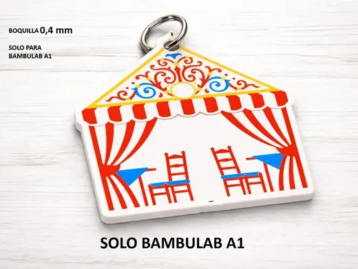 LLAVERO FERIA DE SEVILLA ( BAMBULAB A1 )