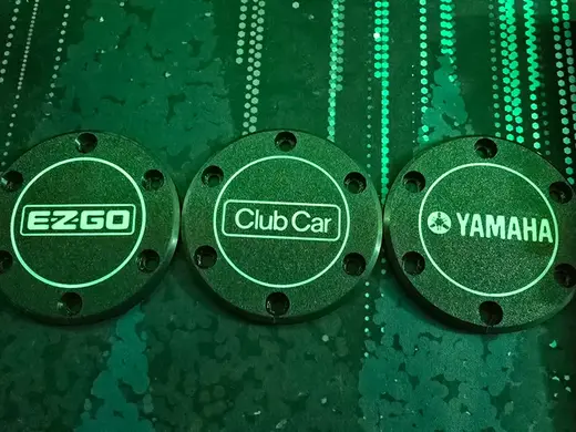 Golf Cart Aftermarket Steering Wheel Center Caps