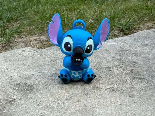 Cute Stitch Baby Keychain