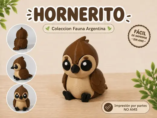 Hornerito - Coleccion Fauna Argentina