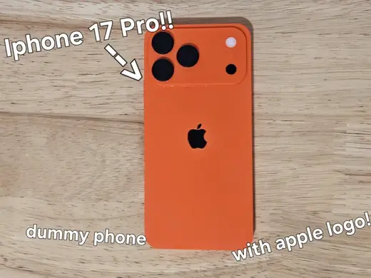 iPhone 17 Dummy phone with apple logo