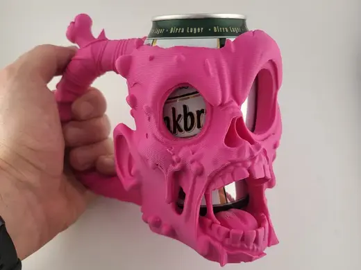 Skull Can Holder Handle Style Drink Grip holder