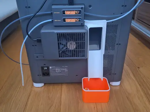 X2D / P2S Magnetic Poop Chute Shelf Guide