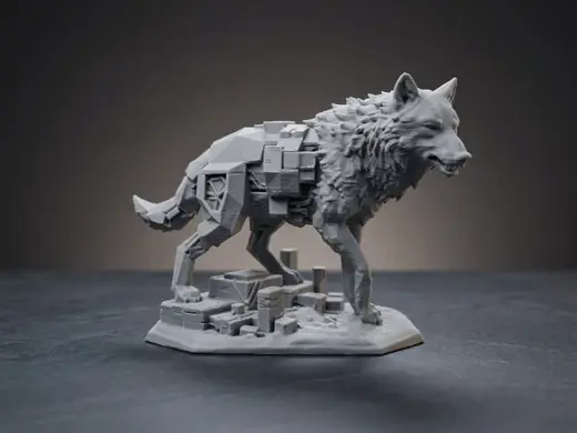 Cyberwolf: Born from the Digital Wilderness