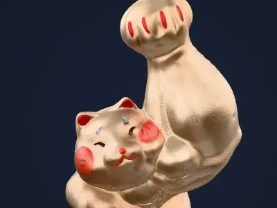cat with big arm
