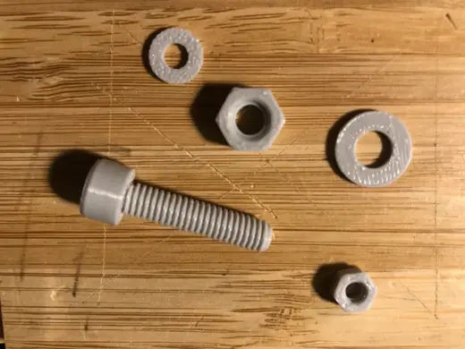 Most Popular screws - 52 types - Fast print