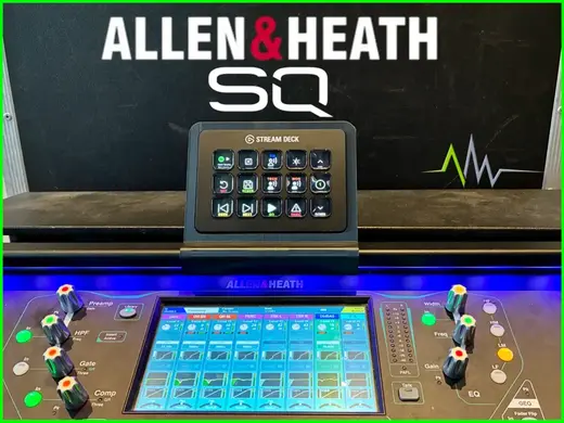 Allen & Heath SQ + - Stream Deck MK.2 Mount