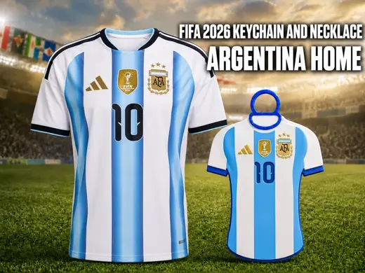Argentina FIFA 2026 Keychain and Fan Necklace