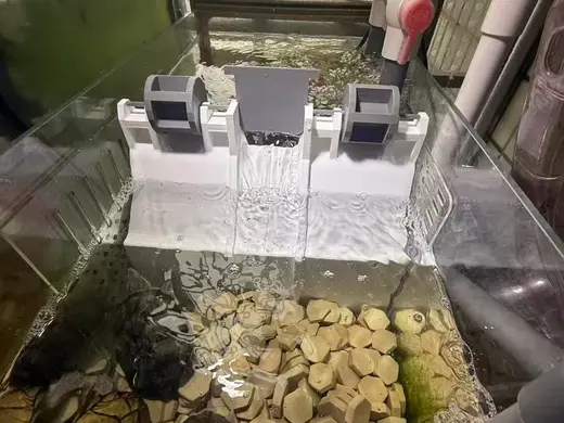 水坝-大坝-鱼缸水坝-水车水坝-鱼缸造景