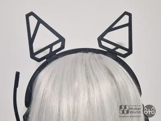 Headset Clips: Mecha Cat Ears