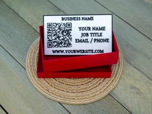 Business Card Box V1.0 for DIY Printable Cards
