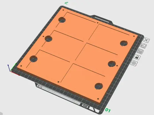 Business Card Jig for xTool F2 Ultra