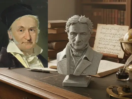 Johann Carl Friedrich Gauß (Gauss) – Bust