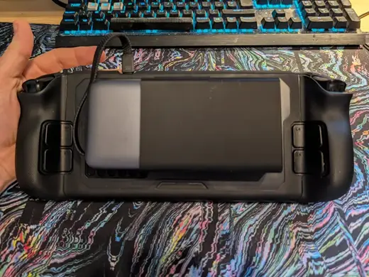 Steamdeck JSAUX Modcase UGREEN Nexode 45w mount