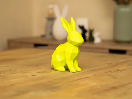 Low Poly Easter Bunny – Modern Geometric Decor