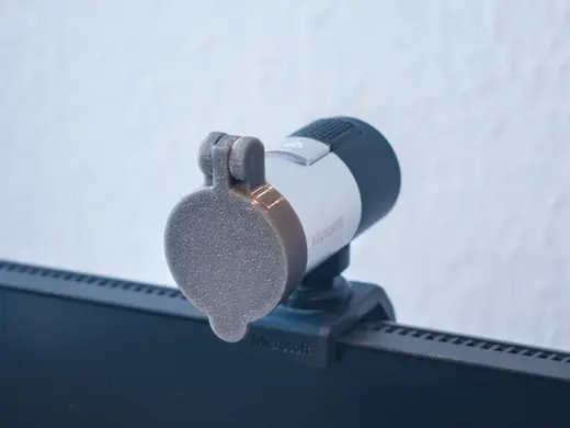 Print-in-Place Webcam Cover for Microsoft LifeCam