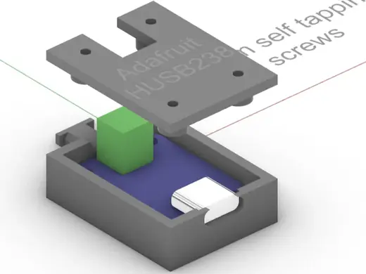 Adafruit USB-C Power Delivery Breakout Enclosure