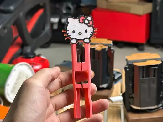 萌萌的 hello kitty 的豆笔拼豆工具