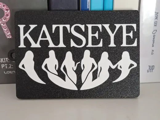 Katseye Silhouettes Photocard Holder & Keychain